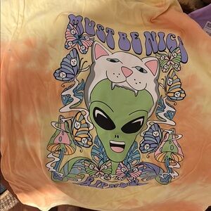 Ripndip Must Be Nice Alien Tee - Orange and Yellow